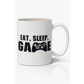 Eat Sleep Baskılı Kupa