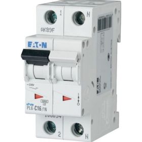 Eaton 106028 PL6-B16-1N 1x16A Nötr Kesmeli B 6kA Otomatik Sigorta