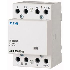 Eaton 40A 230VAC,2NA+2NK Ray Tipi Kontaktör
