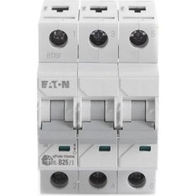 Eaton 4,5kA - B eğrisi - 3x25A Minyatür Devre Kesici