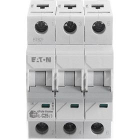 Eaton 4,5kA - C eğrisi - 3x25A Minyatür Devre Kesici