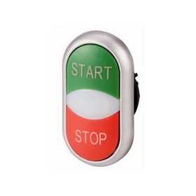 Eaton Buton Aksesuarı Yaylı Yeşil Start / Kırmızı Stop İkili Buton Kafası