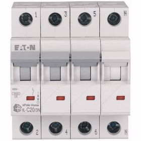 Eaton HL-C20/3N 4.5KA-C Eğrisi Otomatik Sigorta