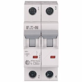 Eaton HL-C50/2 4.5KA-C Eğrisi Otomatik Sigorta
