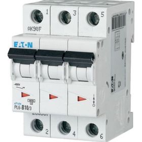 Eaton PL6-B10/3 6KA-B Eğrisi Y7-286587 Otomatik Sigorta