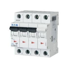 Eaton PL6-C32/3N 6KA-C Eğrisi 3X32A+N Otomatik Sigorta