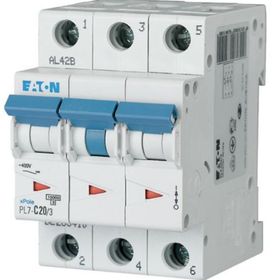 Eaton PL7-C20-3 10KA-C Eğrisi 3x2 Otomatik Sigorta