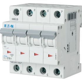 Eaton PL7-C50/4 10KA-C Eğrisi 4X50A Otomatik Sigorta