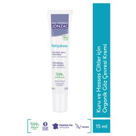 Eau Thermale Jonzac Rehydrate Kuru ve Hassas Ciltler İçin 15 ml Organik Göz Çevresi Kremi