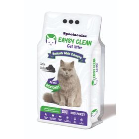 Eaysyclean İnce Taneli 20 lt Active Carbon Kedi Kumu