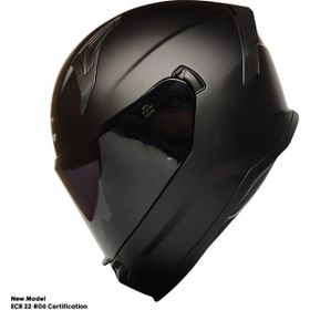 Ebakbak Ece 22.R06 Sertifikalı Güneş Vizörlü Fiber Full Face Yeni Sezon Bones Motorsiklet Kaskı