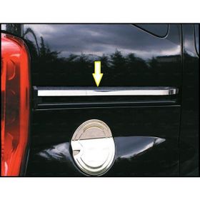 Ebal Oto 2 Parça Paslanmaz Çelik Krom Fiat Fiorino 2008 Üzeri Sürgü Nikelajı