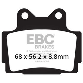 EBC FA104 FZS600 Arka Fren Balatası