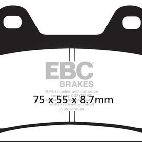 EBC FA244 KTM 1290 Super Adventure Ön Fren Balata