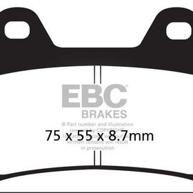 EBC FA244 KTM 1290 Super Adventure Ön Fren Balata