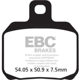 EBC FA266V Ducati 749 Arka Fren Balatası