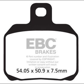EBC FA266V Ducati Monster 696 Arka Fren Balatası