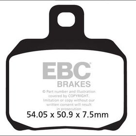 EBC FA266V Ducati Monster 696 Arka Fren Balatası