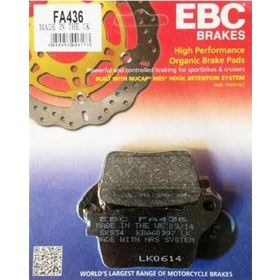 EBC FA436 2015-2018 Yamaha YZF R1M Standart Tek Renk Arka Fren Balatası