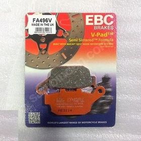 EBC FA496V Suzuki GW250 Inazuma Yarı Sinterli Standart Tek Renk Arka Fren Balatası