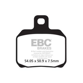 EBC SFA266 Gilera Nexus 500 Standart Tek Renk Arka Fren Balatası