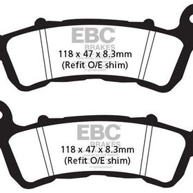 EBC SFA388 2007-2013 Suzuki Burgman UH 200 Ön Fren Balatası