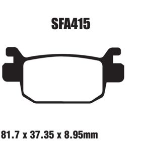 EBC SFA415 Honda SH 300 Arka Fren Balatası