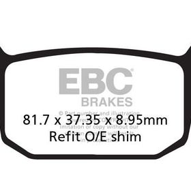 EBC SFA415 Honda SH 300 Arka Fren Balatası