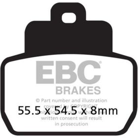 EBC SFA425 Organik Piaggio X9 250 Arka Fren Balatası