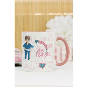 Ebe Hemşire-Pembe Kupa Bardak