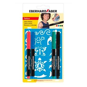 Eberhard Faber 4'lü Dövme Kalemi Seti