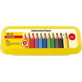 Eberhard Faber 511408 Jumbo Kuru Boya 10+2 Parça Plastik Kutu