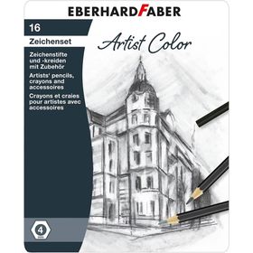 Eberhard Faber 516916 Artist Color 16'lı Çizim Kalemi Seti