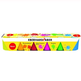 Eberhard Faber EF-575507 School Tempera 6'lı 25 ml Set Neon