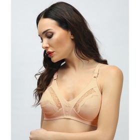 Ebru 1007 Ten Ara Dantelli Penye Toparlayıcı Sütyen