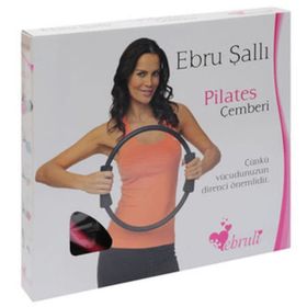 Ebruli 35 Cm Fuşya-Siyah Pilates Çemberi