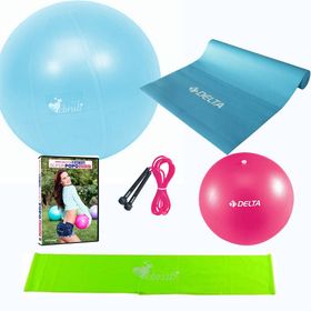 Ebruli 35 Cm Mavi-Siyah Pilates Çemberi