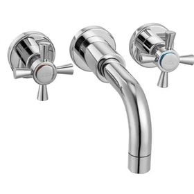 Eca 102106029 Duvardan Quadrille Ankastre Lavabo Bataryası