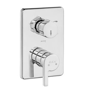Eca 102167331H-K Sıva Üstü 3 Yollu İcon Ankastre Banyo Bataryası