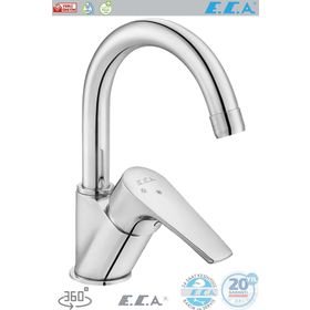 ECA Eca Niobe Kuğu Borulu Lavabo Bataryası Krom 102188054