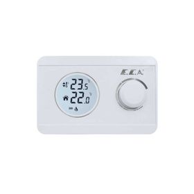 Eca Poly Pure 100W Dijital Pilli On-Off Kablosuz Oda Termostatı