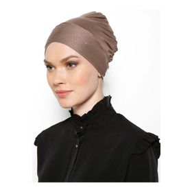 Ecardin 217766 Koyu Vizon XL Çapraz Bağcıklı Bone
