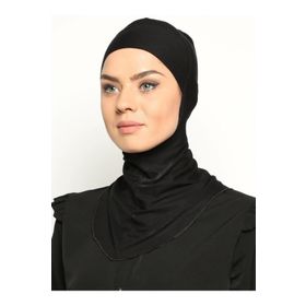 Ecardin 476618 Siyah Boyunluklu Hijab Bone