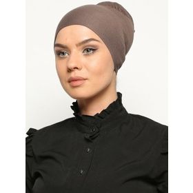 Ecardin 476630 Dikişsiz Bone -Koyu Vizon