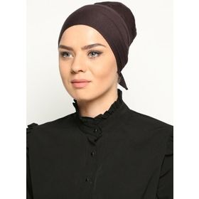 Ecardin 476632 Dikişsiz Bone -Koyu Kahve