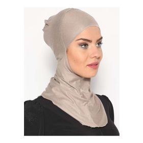 Ecardin Açık Vizon Boyunluklu Hijab Bone