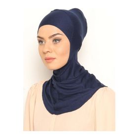 Ecardin Lacivert Boyunluklu Hijab Bone