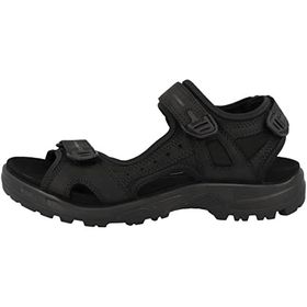 Ecco Yucatan Siyah Nubuk Erkek Spor Sandalet