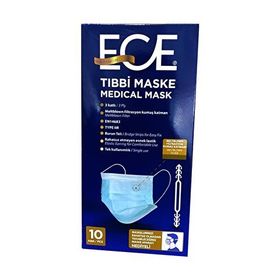Ece 10'lu 3 Katlı Meltblownlu Maske
