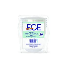 Ece 180 cc 10'lu Kristal Bardak